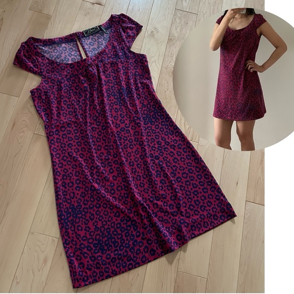 GUESS digi leopard print dress - Picture 1 of 5